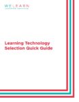 Learning Tech Selection Quick Guide