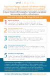 Top 5 Things to Look For When Hiring a Learning & Development Consultant