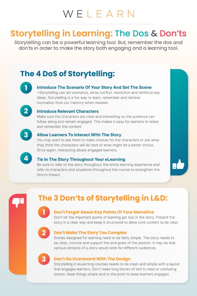 Storytelling in Learning: The Do's and Dont's